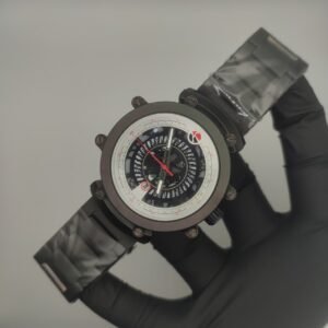 Luxury Black Heavy Weight Watch | Unique Design | Date Just Feature for Men